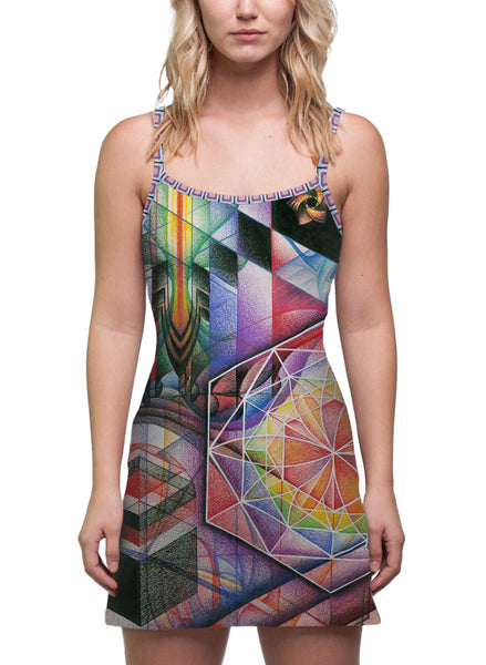 "UNIVERSAL MIND" WOMEN'S MINI DRESS