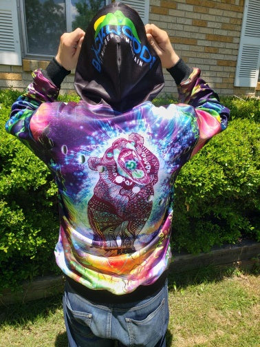 "INNER VOICE" HI-COLOR ZIPPER HOODIE BACKWOODS AT MULBERRY MOUNTAIN