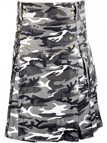 Tactical Duty Urban Camo Cotton Utility Kilt