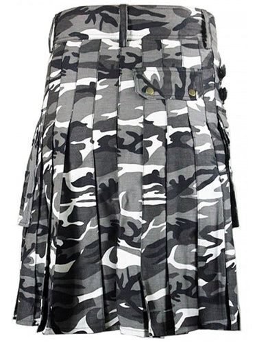 Tactical Duty Urban Camo Cotton Utility Kilt