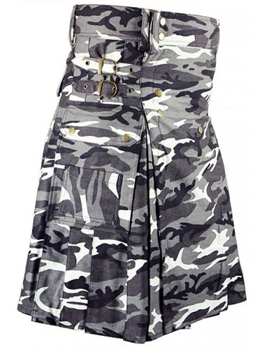 Tactical Duty Urban Camo Cotton Utility Kilt