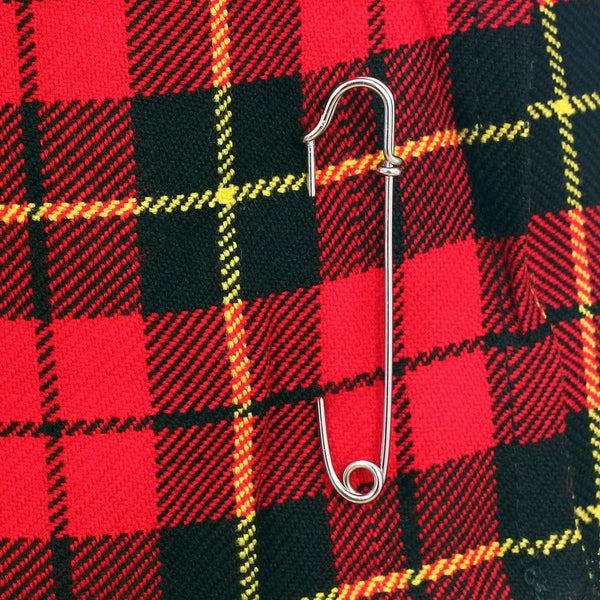 New Ladies Wallace Tartan Scottish Mini Billie Kilt Mod Skirt