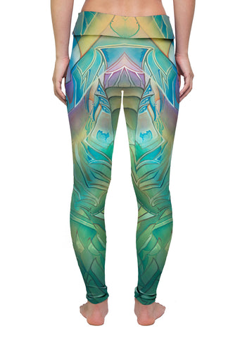 "THE SUN SHINES FOR ALL WITHOUT RESERVATION" WOMEN'S ACTIVE LEGGINGS