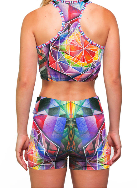 "UNIVERSAL MIND" WOMEN'S ACTIVE SHORTS