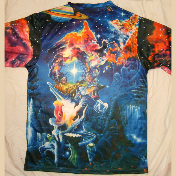 The Garden In The Valley Of The Stars - Short Sleeve T-Shirt - Lit Like LUMA - Future Fashion and Modern Innovations - 5