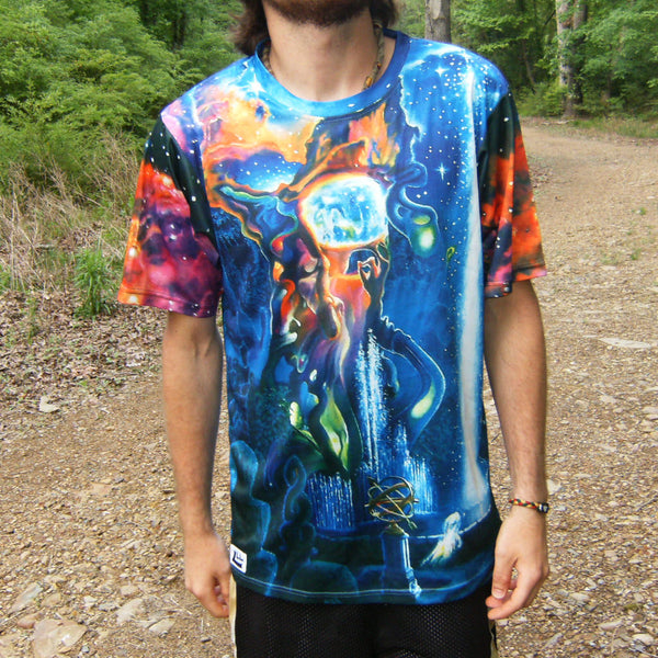 The Garden In The Valley Of The Stars - Short Sleeve T-Shirt - Lit Like LUMA - Future Fashion and Modern Innovations - 1