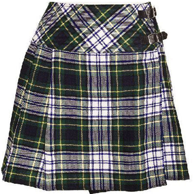 New Ladies Dress Gordon Tartan Scottish Mini Billie Kilt Mod Skirt