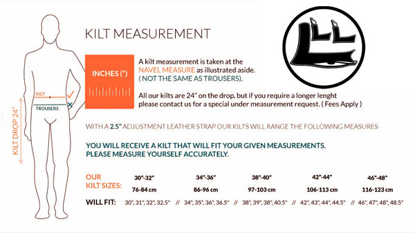 Black & Grey Hybrid Cotton Utility Kilt For Men