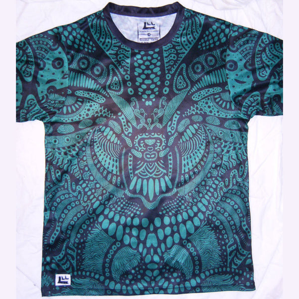 Shamanic Owl - Short Sleeve T-Shirt - Lit Like LUMA - Future Fashion and Modern Innovations - 4