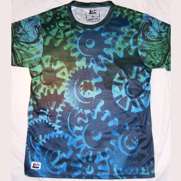 Trippy Gears - Short Sleeve T-Shirt - Lit Like LUMA - Future Fashion and Modern Innovations - 4