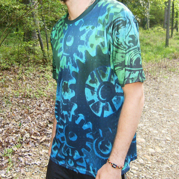 Trippy Gears - Short Sleeve T-Shirt - Lit Like LUMA - Future Fashion and Modern Innovations - 3