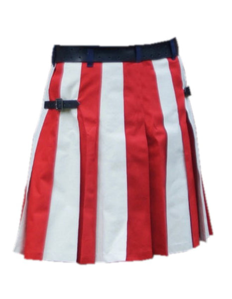 Men's Hybrid Cotton American Flag Stylish Kilts